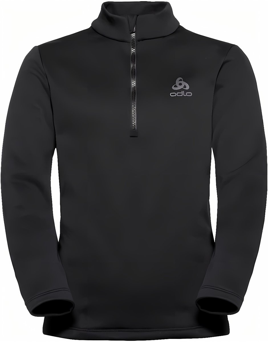 Odlo Midlayer voor kinderen met halve ritssluiting Berra 542499 Zwart