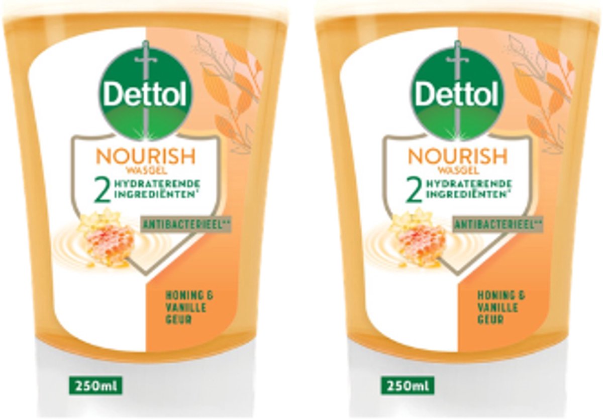 Bol.com Dettol No-Touch Refill Extra Care Honey & Sheabutter 250ML x 2 aanbieding