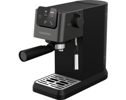Espressomachine met melkopschuimer - Koffiezetapparaat - Barista koffie thuis - Semi-automatische bediening - 1.1 Liter tank - Zwart