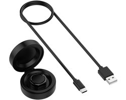 Smart Ring Oplaadetui, draagbare oplader met dock en opbergvak, compatibel met Oura Ring Gen3, inclusief USB-C-kabel maat 10