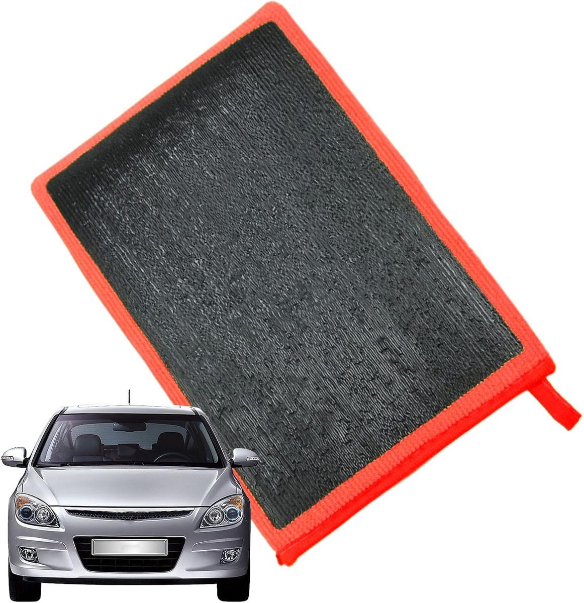 Autodetail Kleihandschoen - Reinigingshandschoen Auto - Voertuig Reinigen - Herbruikbaar en Scheurvast - Universeel - Rood