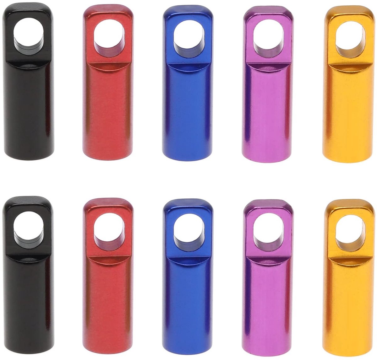 Dailygoods- Ventieldoppen 10 Stuks - Presta Ventieldop - Aluminiumlegering - Ventielkern Verwijderen - Stofkap - Duurzaam en Roestvrij - Fietsonderdelen