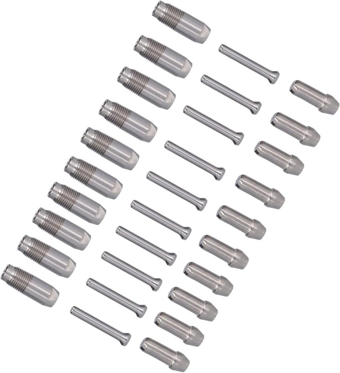 Kipnippel Drinker - Gevogelte Waterer - Pluimvee Hydrateren - 360° Rollend Ontwerp - 10 x 7 x 1 cm - Zilver