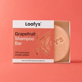 Loofys Shampoo Bar Grapefruit – Shampoo voor Alle Haartypes – Zonder Siliconen – Vegan & Plasticvrij – 60g