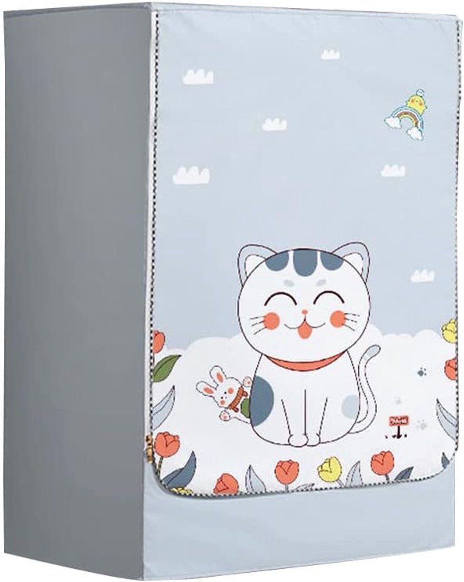 Wasmachinehoes Apparaatbeschermer Apparaten Beschermen Waterdicht Oxford Doek 8-9 kg Zeven Katten