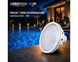 XPRO POOL | PROLINE | PAR56 LED ZwembadLamp | High Power LEDS | 25W