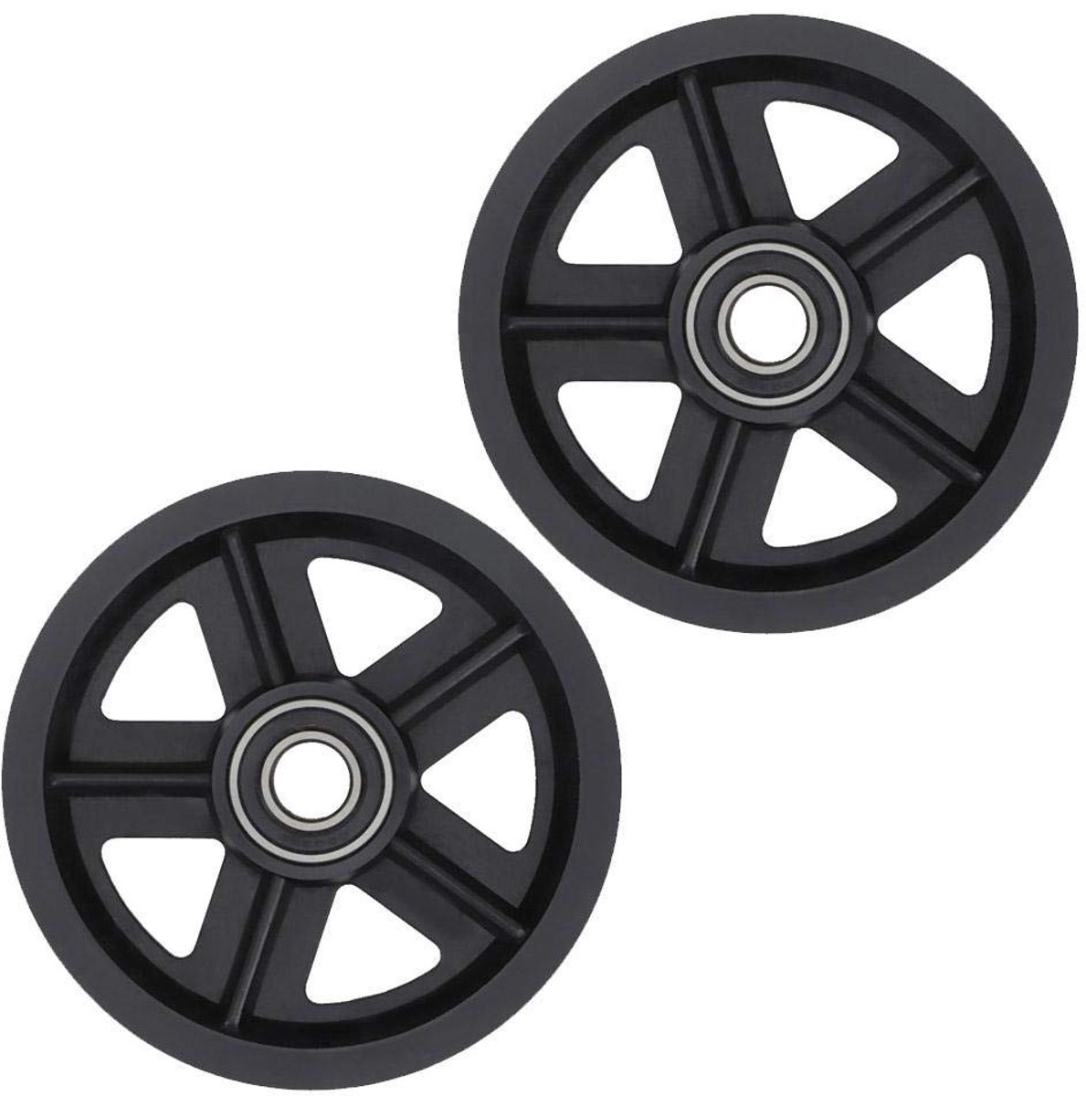 Dailygoods- Deurschuifpulley - Duurzaam Zinklegering - 2x Rollen