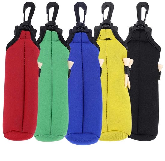 Dailygoods- Ball Bag Waterdicht - Neopreen Houder - Draagtas - Golfaccessoires - 3 Tees - Duurzaam en Comfortabel - Golfballenhouder van Dailygoods — afbeelding 4