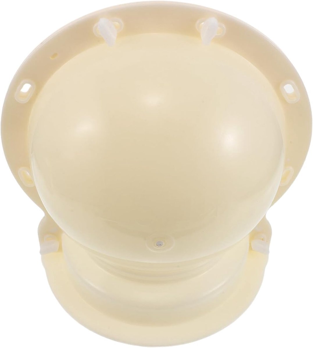 Betonmal Ronde Bol - Ornament Mal - Tuindecoratie Maken - Duurzaam Plastic - 31.5 cm - Beige