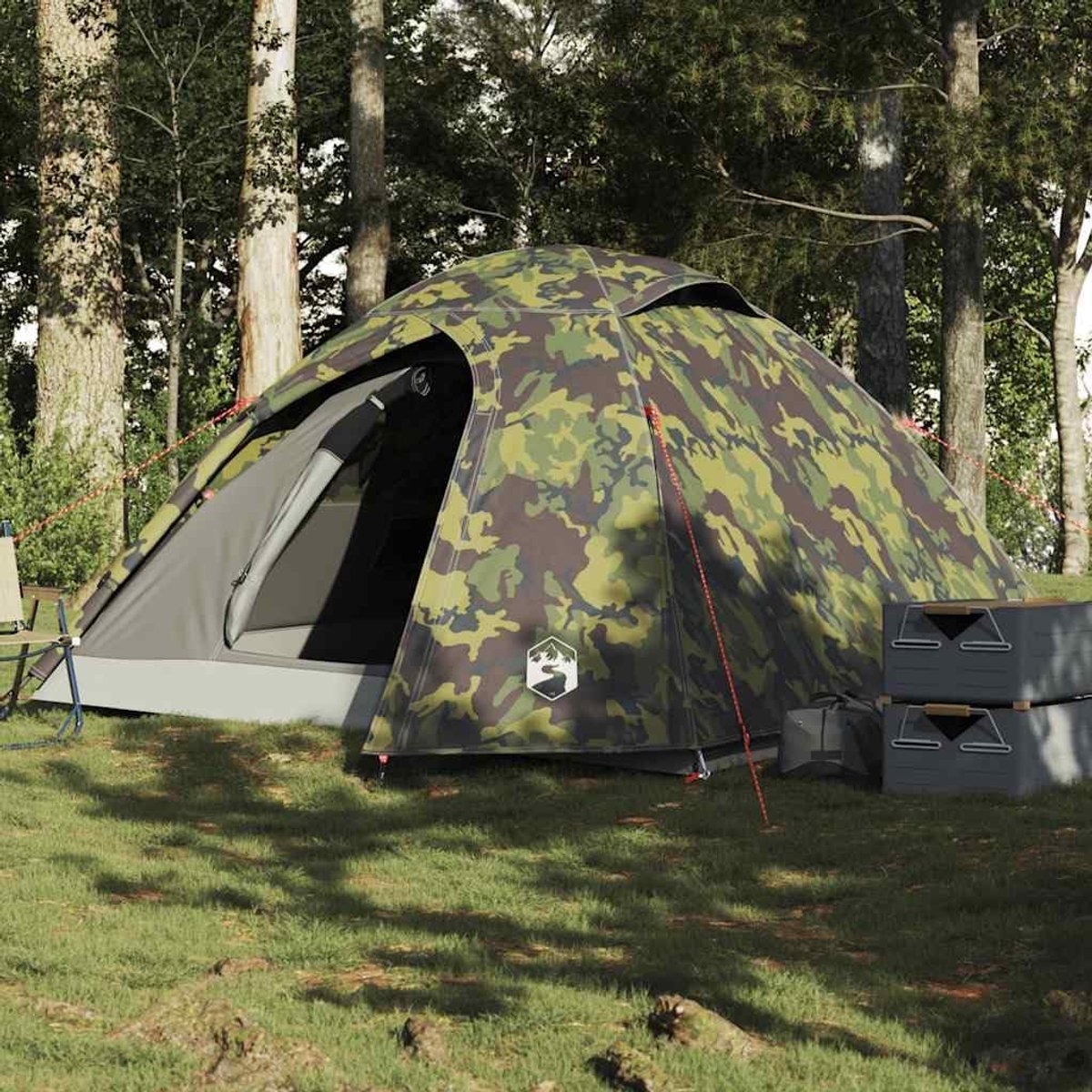 Koepel tent - Kampeertent outdoor - Kamperen en outdoor - Waterdicht design - 3-Persoons - Groen