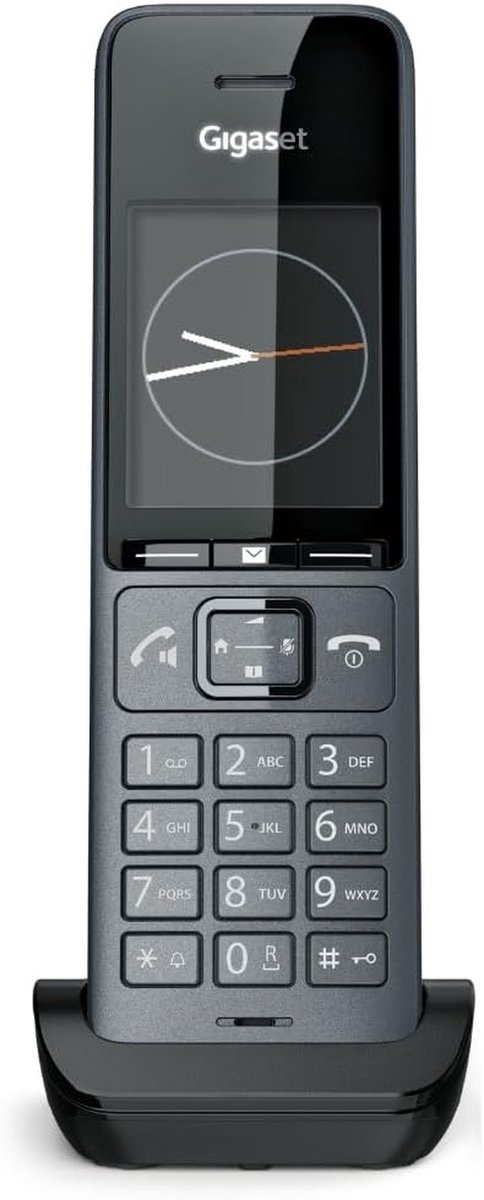 Draadloze Telefoon - DECT Handset - Thuis Bellen - Briljante HD Geluidskwaliteit - 2.2 inch Kleurendisplay - Titanium Zwart