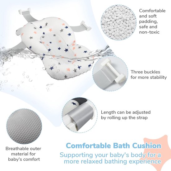Dailygoods- Babybadkuip Opvouwbaar - Babybad voor Pasgeborenen 0-24 Maanden - Draagbaar - Ruimtebesparend - Geschikt voor Binnen/Buiten - Voor Kinderen 1-7 Jaar van Dailygoods — afbeelding 3