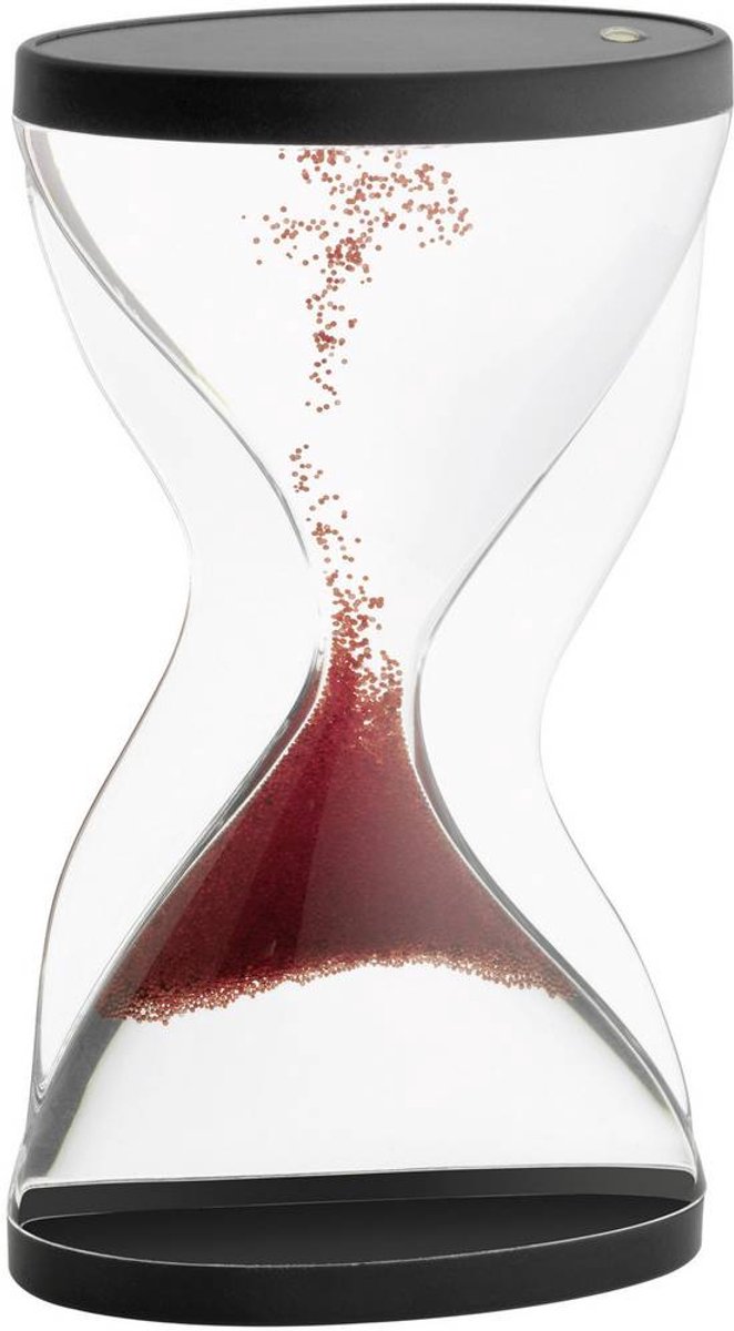 TFA Dostmann 18.6004.05 Zandloper Acrylglas helder, Rood, Zwart Mechanisch