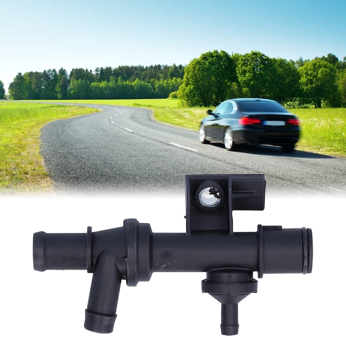 Dailygoods- Terugslagklep Eenvoudige Installatie - Vervanging voor Altea/Toledo - Vacuümterugslagklep - Hoogwaardig ABS - Directe Vervanging - Robuust en Duurzaam - Vacuümklep