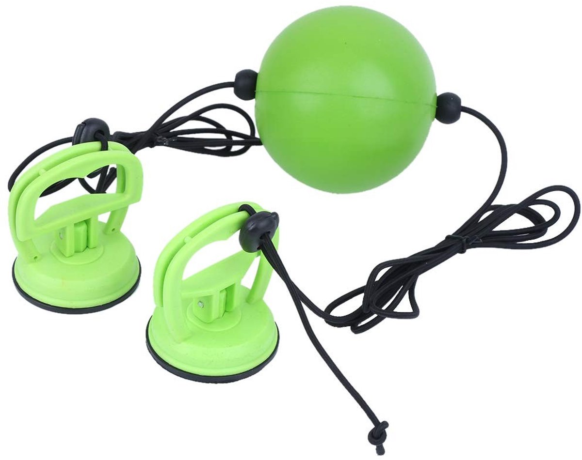 Dailygoods- Boksbal - Zuignap Ophangingstype - Trainingsapparatuur - PU Materiaal - Elastisch Rubberen Touw - Verbeter Snelheid en Coördinatie - Reflexbal