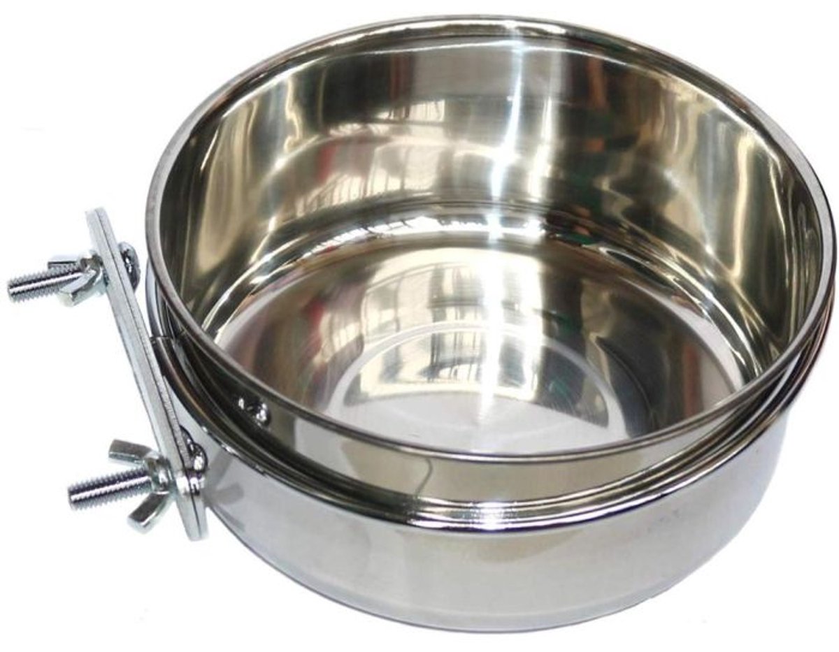 RVS Drink | Eetbak voor in de Bench 21cm