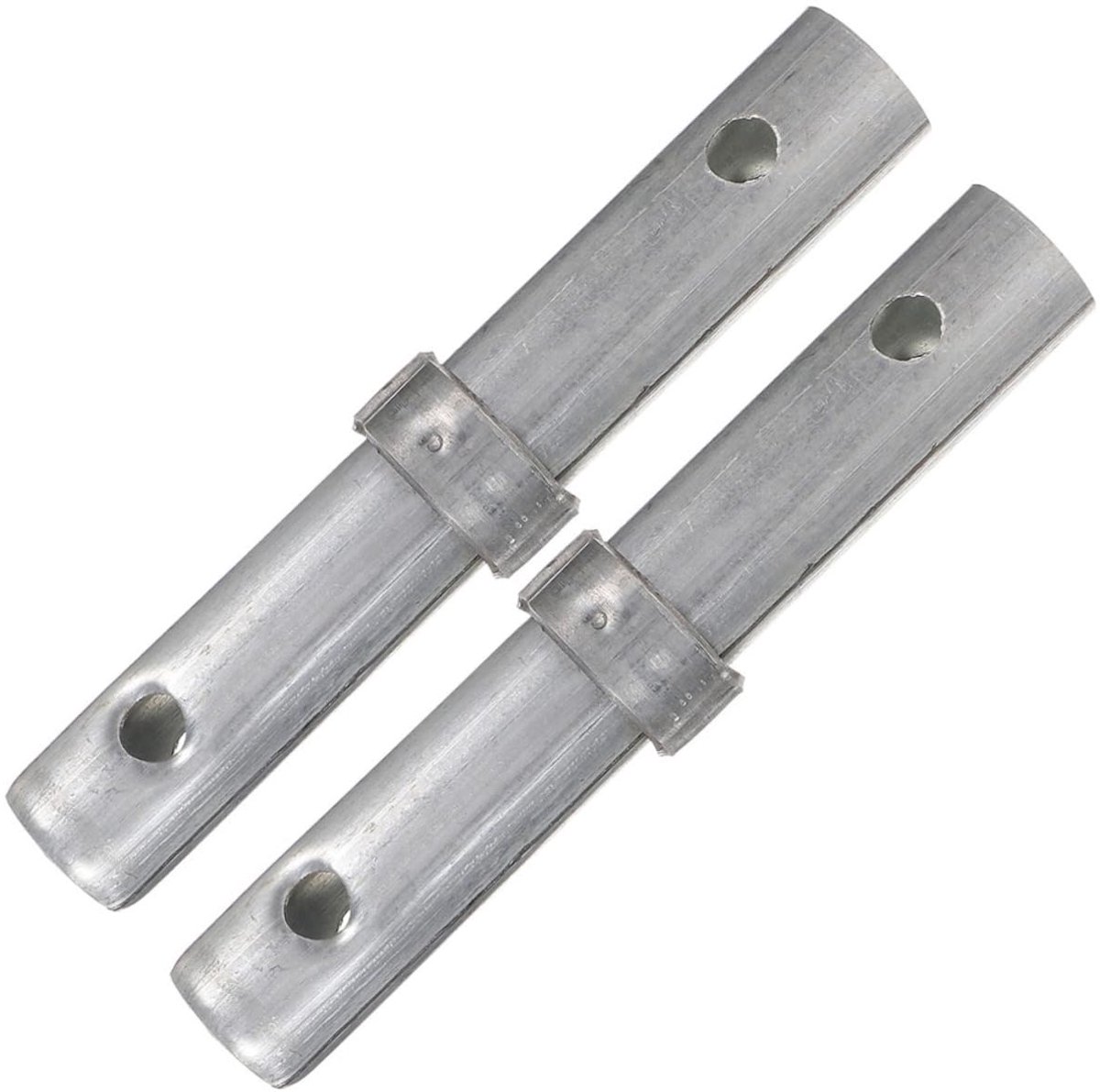 Steiger Koppeling Pinnen - Verbindingsstangen Steigers - Steigers Monteren - Duurzaam Staal - 2 Stuks - Zilver