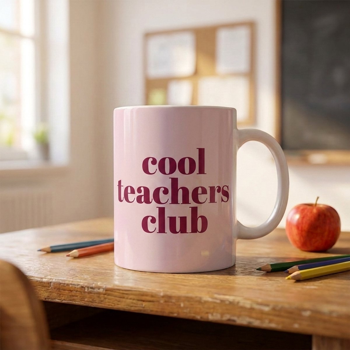 Mok met tekst | Bedankt Juf | Cool Teachers Club | Bedankt | Cadeau | Keramiek | 330 ML | Fotofabriek