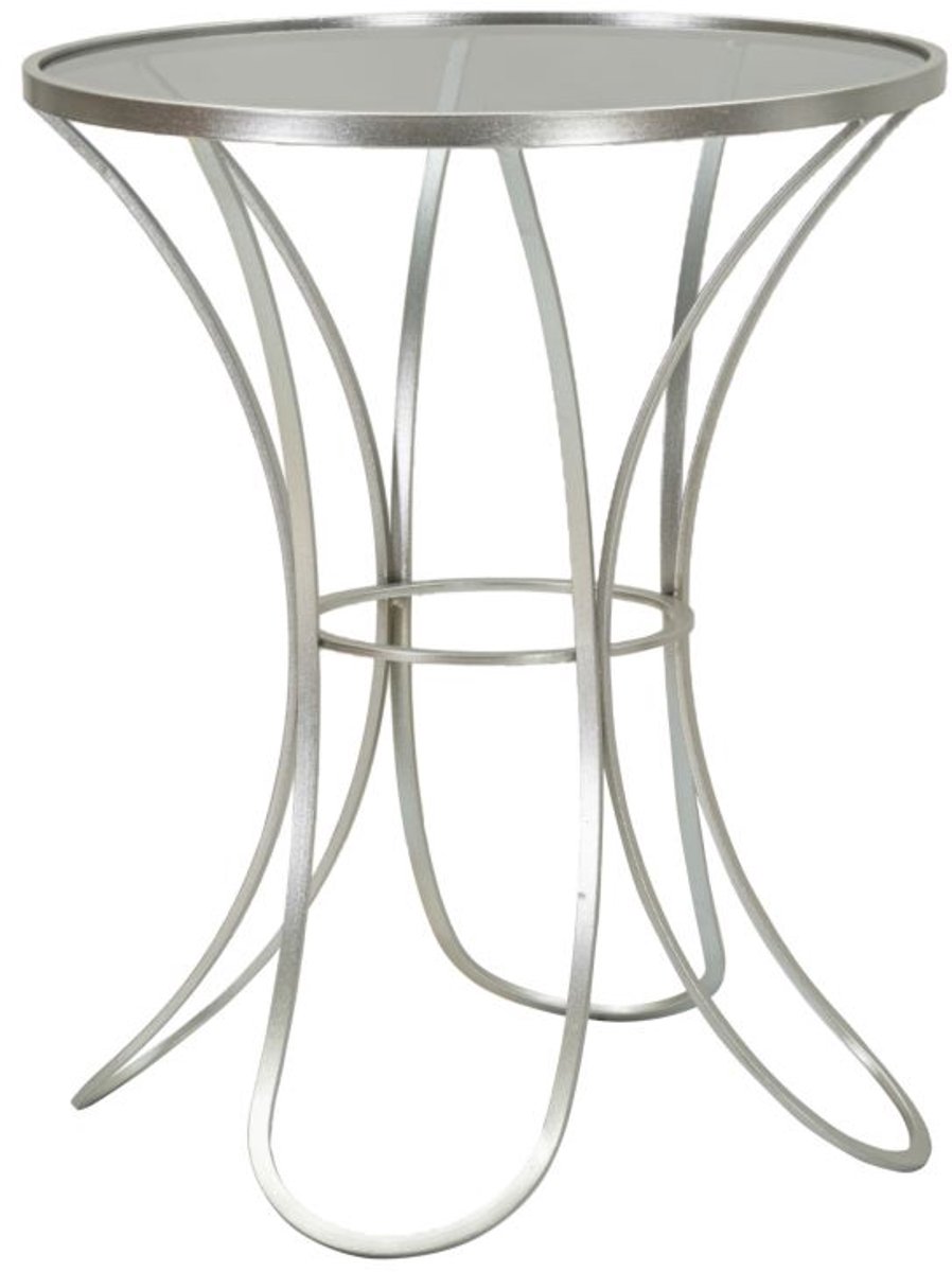 Mauro Ferretti Tafel Trixy Ø 56×68 cm Zilver