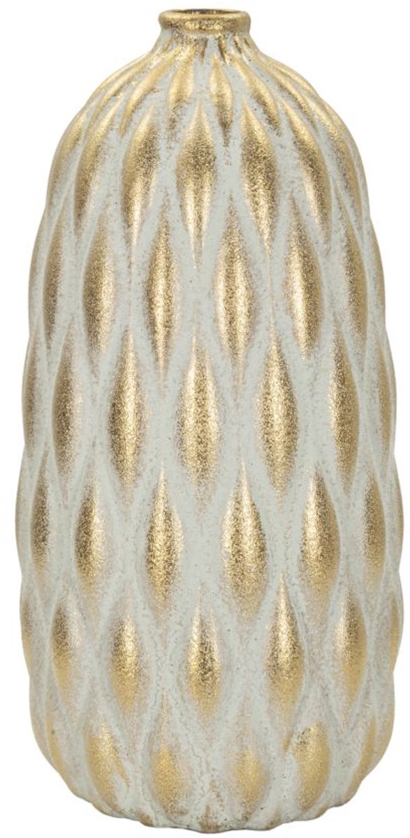 Mauro Ferretti Vaas Pepitas Vase Ø 18,5×37,5 cm Grijs