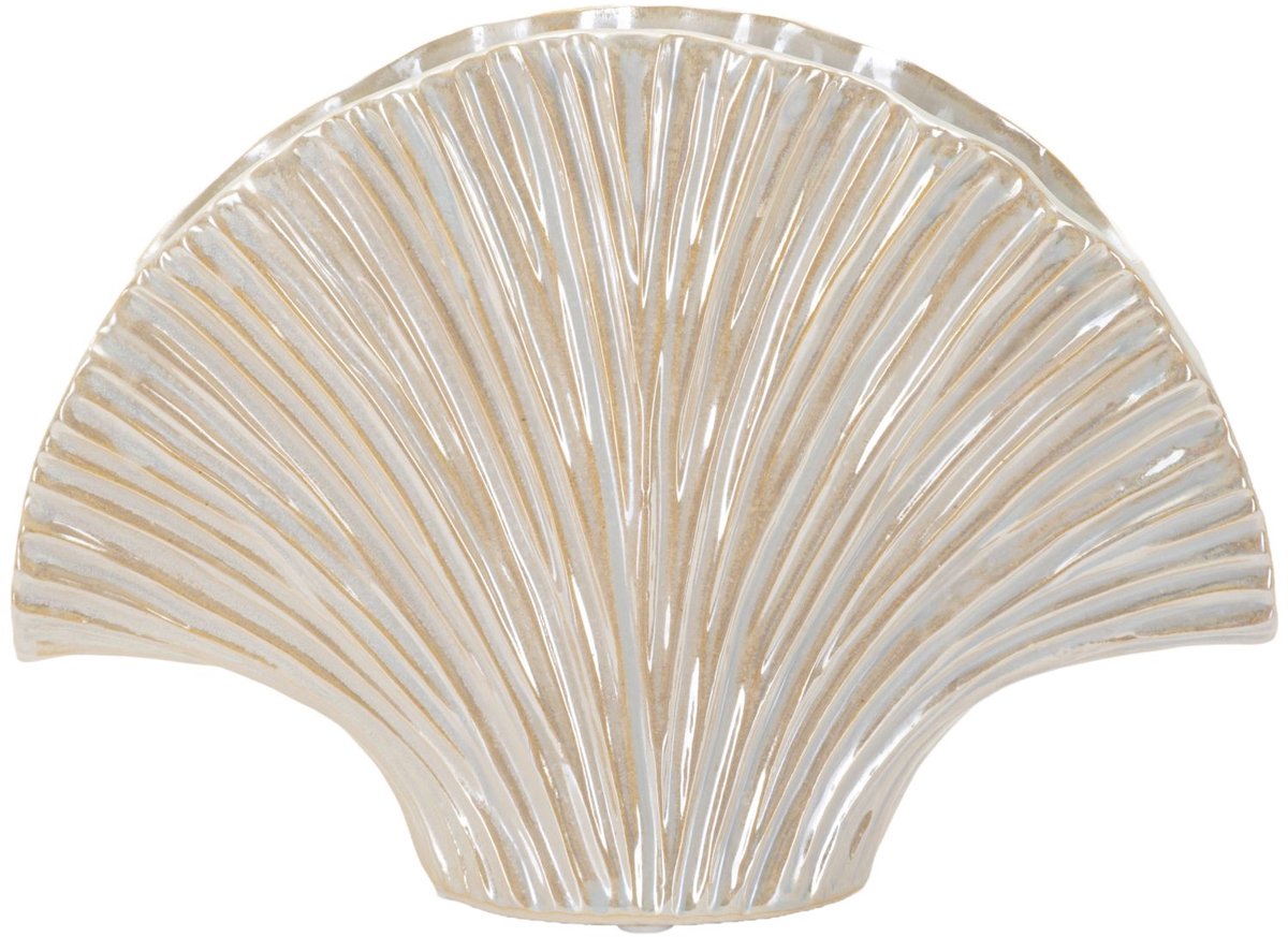 Mauro Ferretti Vaas Pot Perly 27×8×19 cm Pearl kleur