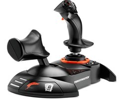 THRUSTMASTER T.FLIGHT HOTAS NEO ACE COMBAT 8 WINGS OF THEVE Edition - Flight joystick & throttle met vibratiefeedback - PS5, PS4, PC - Officieel gelicentieerde simulatiecontroller