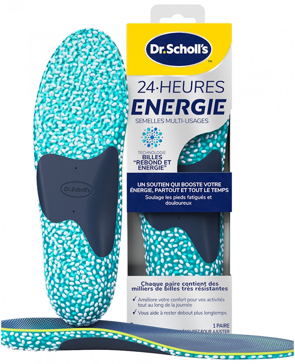 Scholl 24H Energy Multi-Wear Inlegzolen 1 Paar (Maat : S: 35 tot 40)