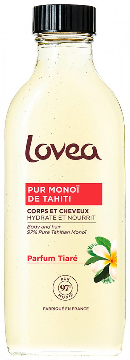 Lovea Pur Monoï de Tahiti Tiaré Lichaam en Haar 100 ml