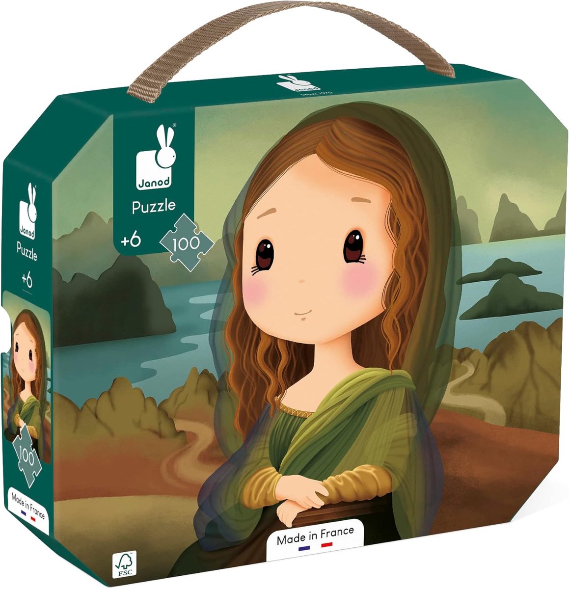 Kinderpuzzel - Educatief spel - Geduld en behendigheid - Geïnspireerd door kunst - 100 stukjes - Meerkleurig