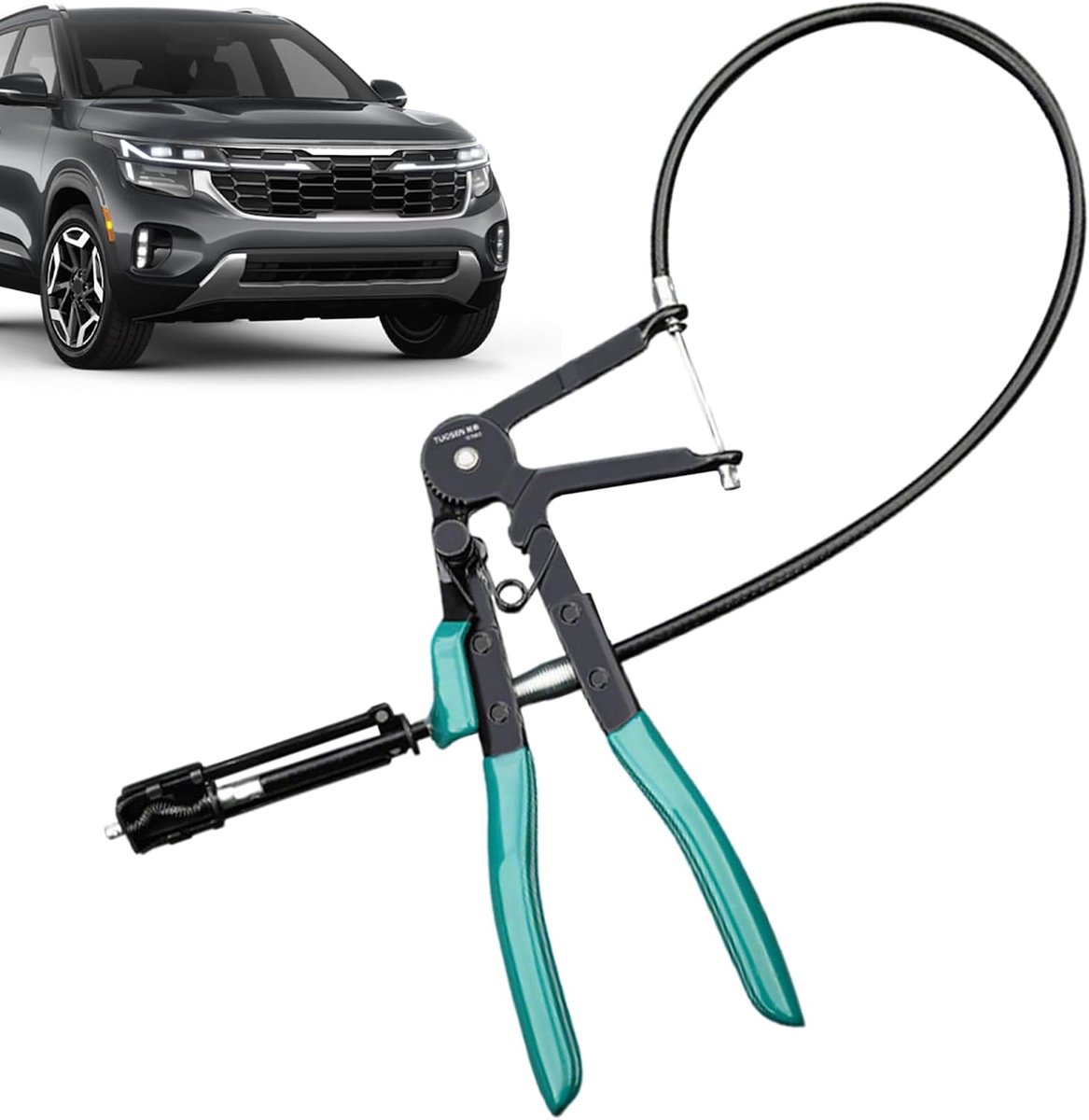 Slangklem Tang - Flexibele Tang - Radiator Onderhoud - Lange Flexibele Bek - 21.5 cm - Zil