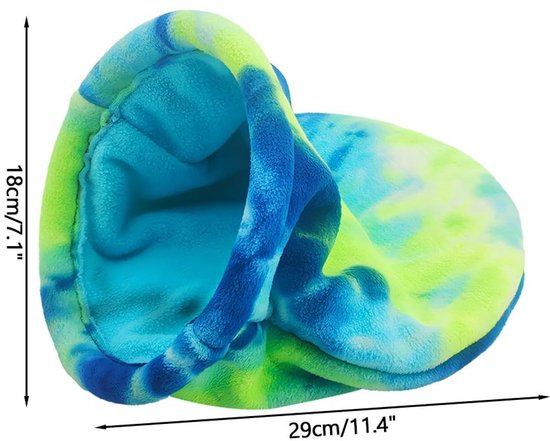Dailygoods- Slaapzak Hamster - Zachte Fleece - Schuilplaats voor van Dailygoods — afbeelding 2