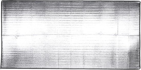 Kampeermat Aluminium - Slaapmat Vochtwerend - Buiten Activiteiten - Thermische Isolatie - 2x2 Meter - Aluminium — afbeelding 5