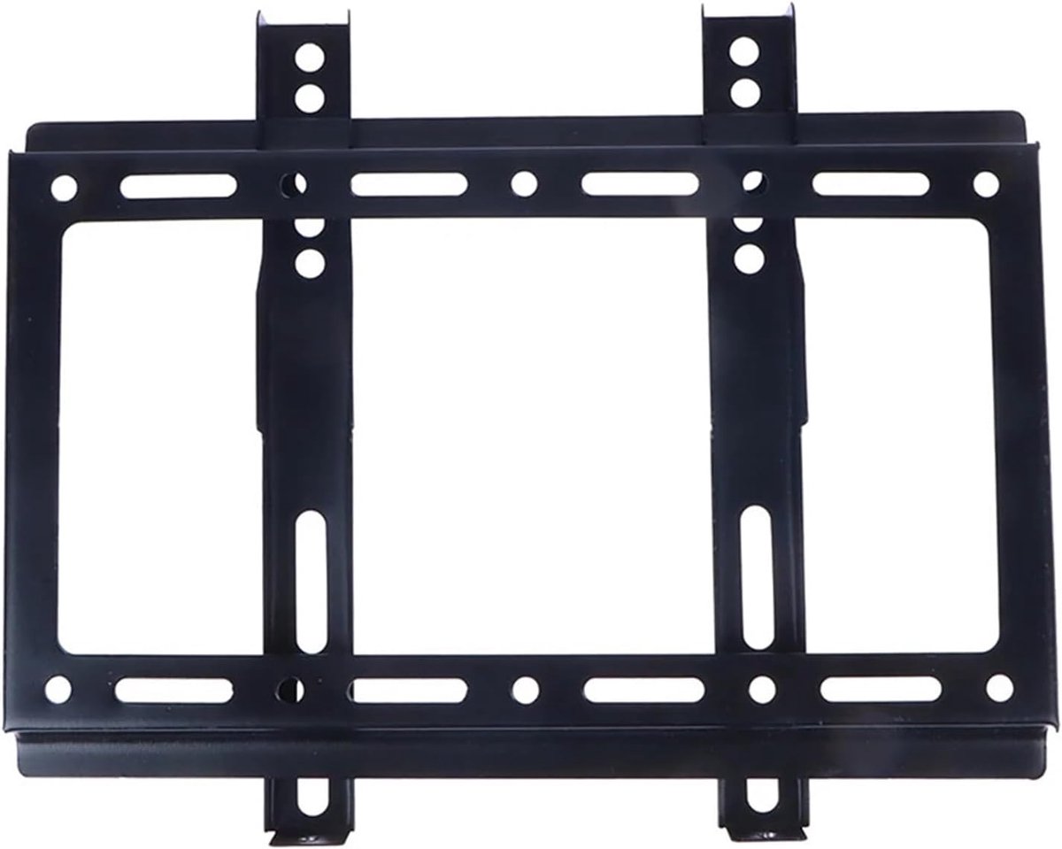 TV Muurbeugel - Monitor Ophanging - Ruimte Besparen - Verstelbare Gatafstand - 14-43 Inch - Zwart