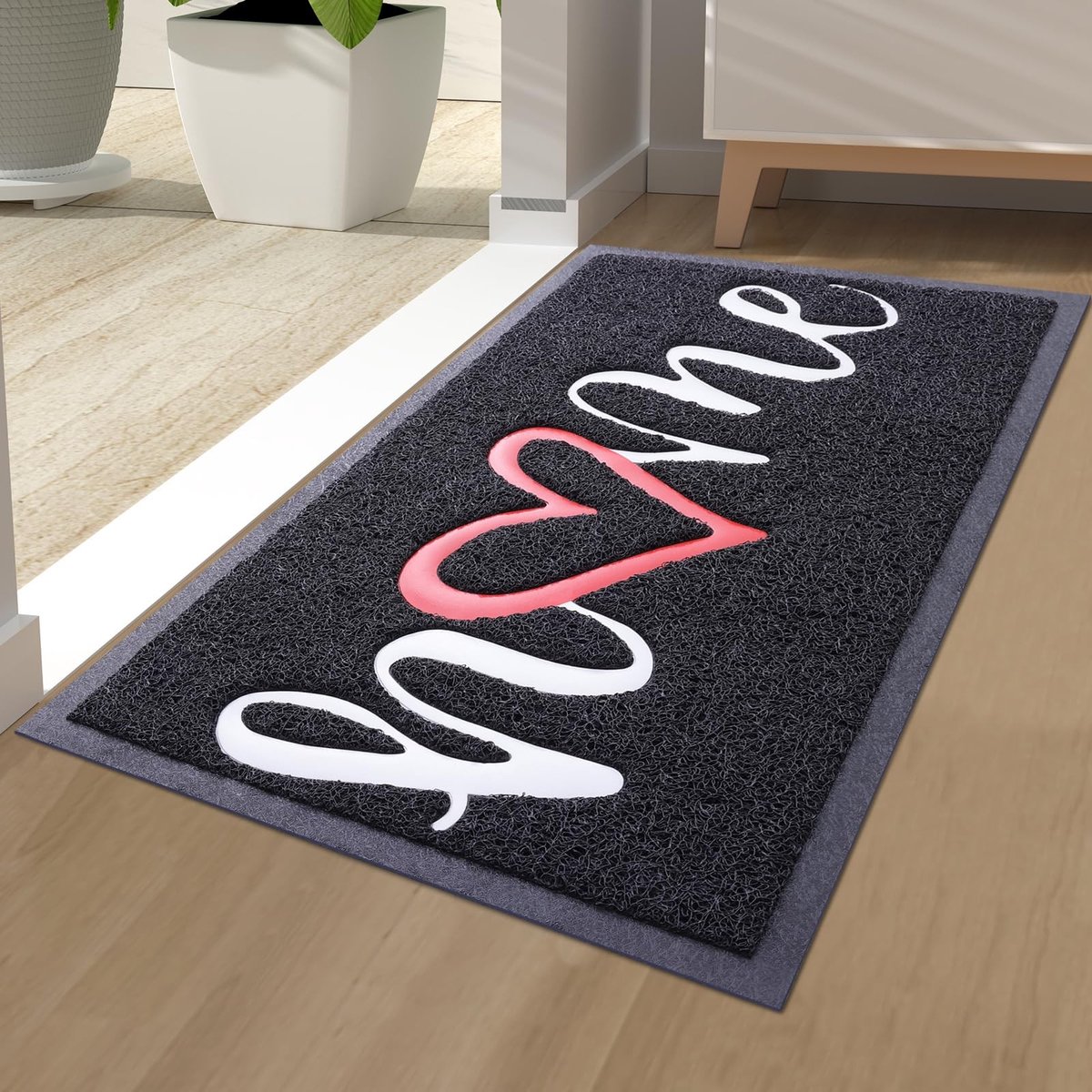 Dailygoods - Homaxy Home Deurmat voor buiten en binnen, antislip, vuilvangmat, deurmat, wa