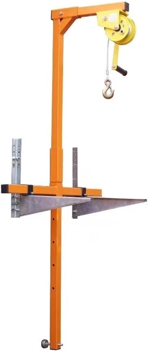 Hefgereedschap Airco - Heflift Takel - Installatie AC - Robuust Vierkante Buis - 1800 lbs Capaciteit - Zwart
