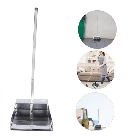Dailygoods- Vuilnisschep Lichtgewicht - Tuinschep - Handschep - Roestvrij Staal - Praktische Opslag - Duurzaam Ontwerp - Afvalschep van Dailygoods — afbeelding 5