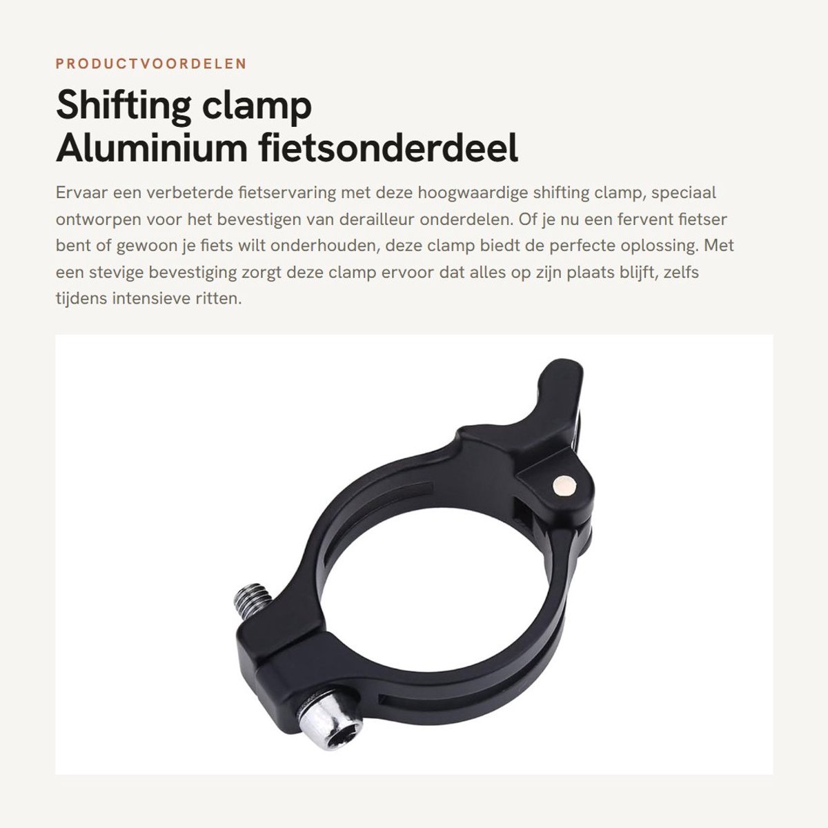 Dailygoods- Schakelklem Aluminiumlegering - Derailleuradapter - Fiets Accessoires - Eenvoudig te Installeren - Optimale Rijervaring - Schokbestendig - Fietsaccessoire