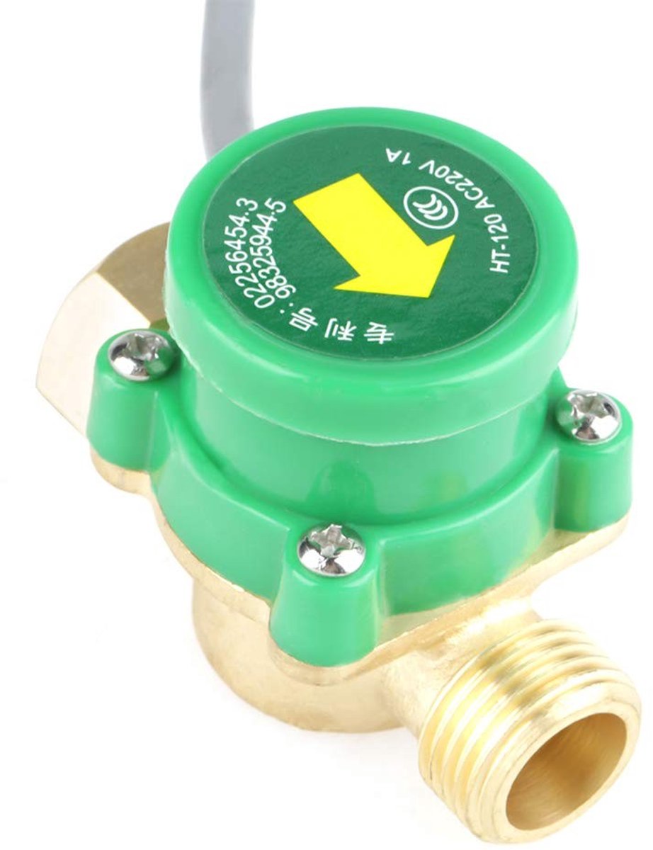 Dailygoods - Waterpompschakelaar - Pompdoorstroomschakelaar - Stabiele prestaties - Groen - Huishoudelijk gebruik - Voor lage waterdruk - Geschikt voo