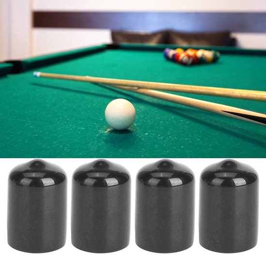 Dailygoods- Biljart Cue Tip Beschermhoes - 10 Stuks - Rubber - Duurzaam - Vochtbestendig - Snooker Accessoire - Keu van Dailygoods — afbeelding 5