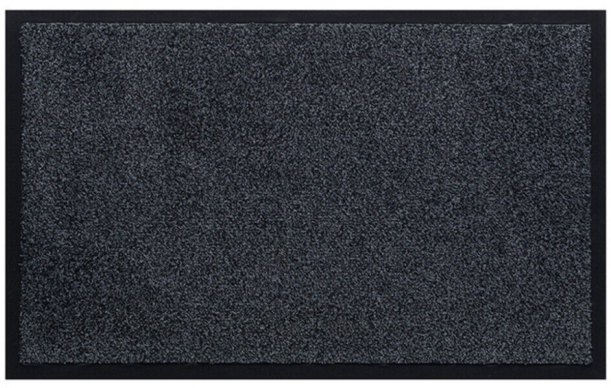 Borstelshop Deurmat Binnen - Droogloopmat - Schoonloopmat - Antislip - 50 x 80 cm - Antraciet