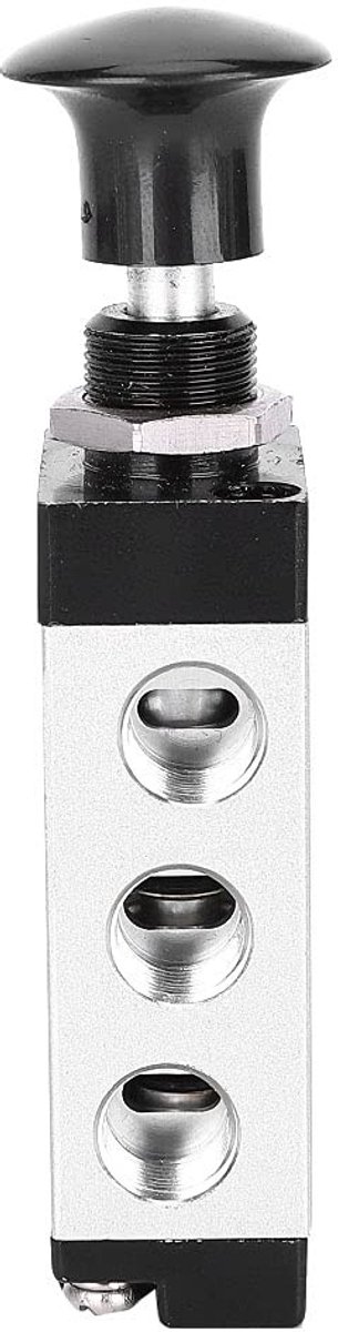 Dailygoods- Magnetventiel 1/8 inch - 4R110-06 - 5-weg - Aluminiumlegering - Compact - Slijtvast - Pneumatisch Ventiel