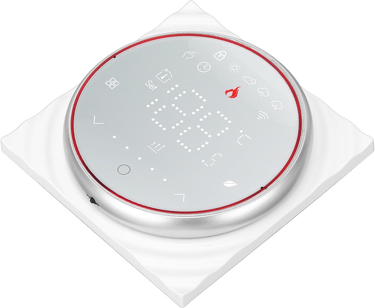 Slimme Thermostaat - Verwarming Controller - Energie Besparen - 5+1+1 Schema - 13 mm dik - Wit
