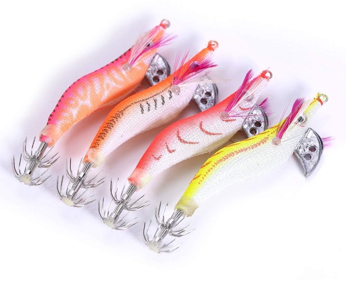 Dailygoods- Accessoires Duurzaam - Garnenkorf - Kunststof - Koolstofstaal - 3D-Ogen - Lichtgevend - Vislures