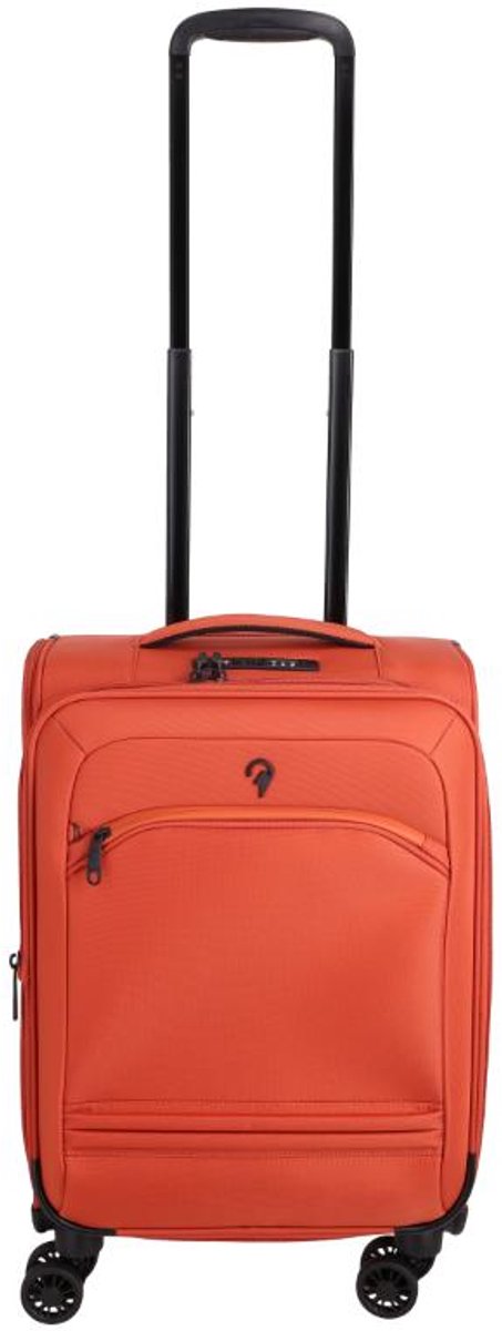 North Pioneer Boarding Handbagage koffer 55 x 35 x 20 cm - Donker Groenange