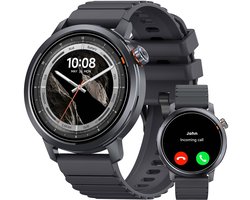 KOSPET Orb Smartwatch voor dames en heren, geïntegreerde IP68-bescherming, 1,43 inch activity tracker, compatibel met Android, iOS, Samsung, Xiaomi en iPhone, zwart