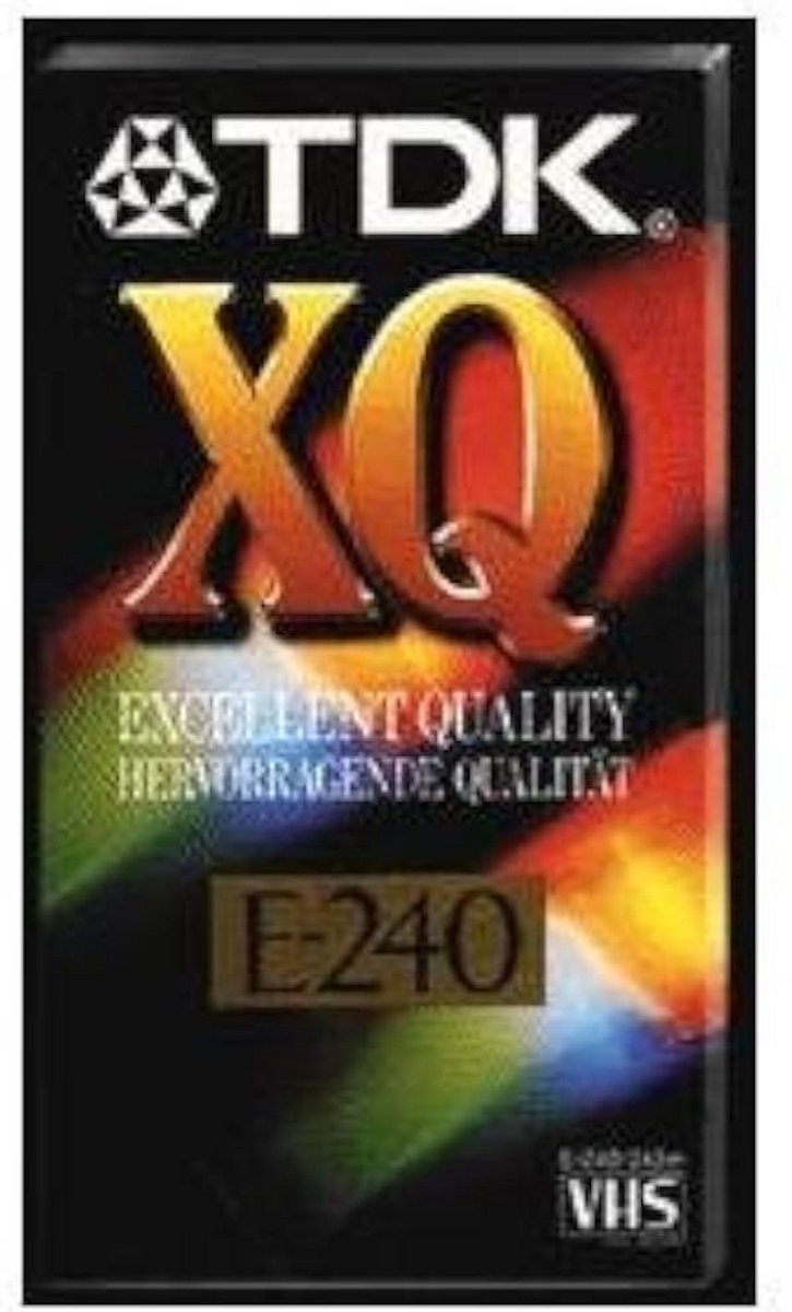 VHS TDK XQ E-240 - Lege VHS - Excelent Quality