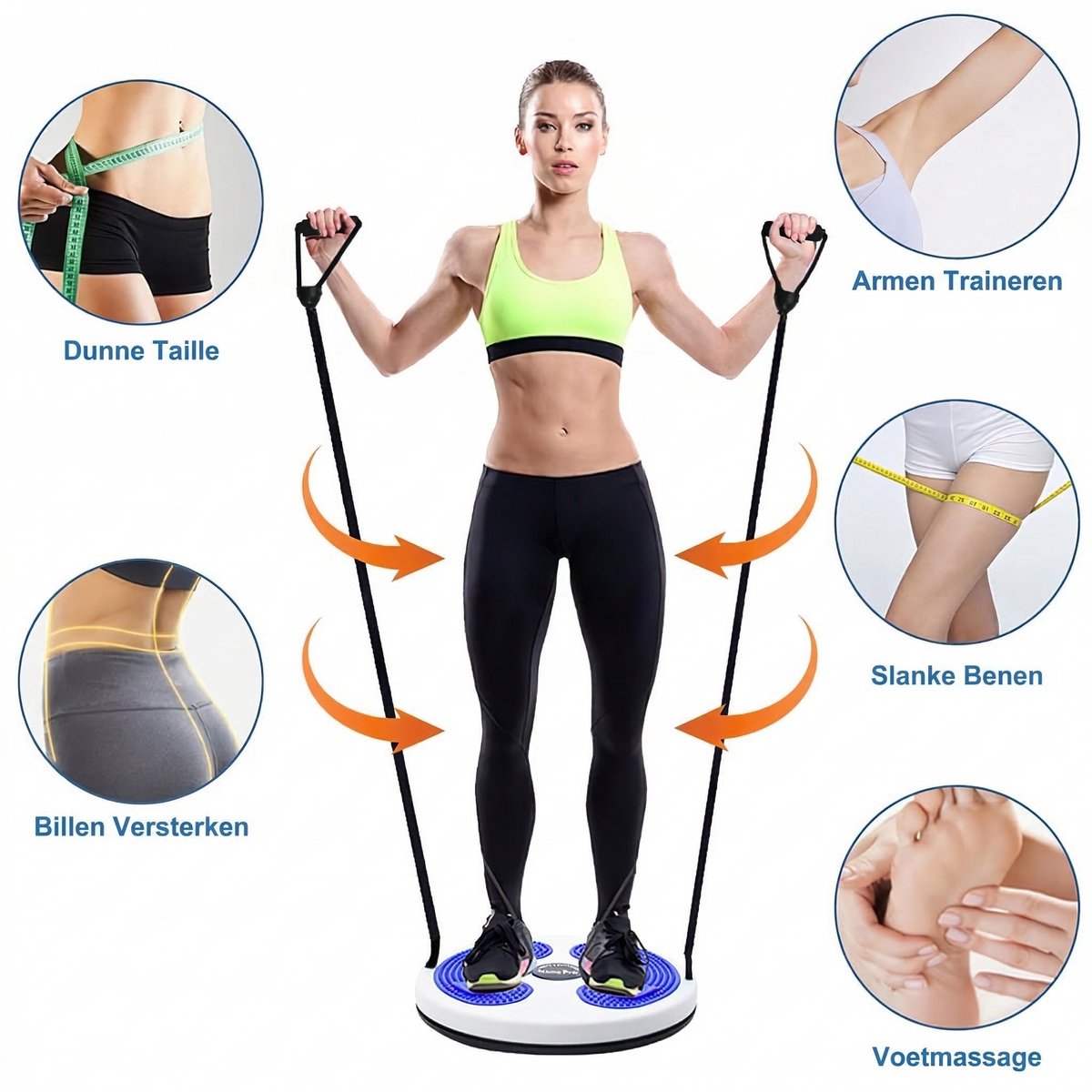 Shenzhen Haorui Taille Twister Schijf Balance Board - afbeelding 2