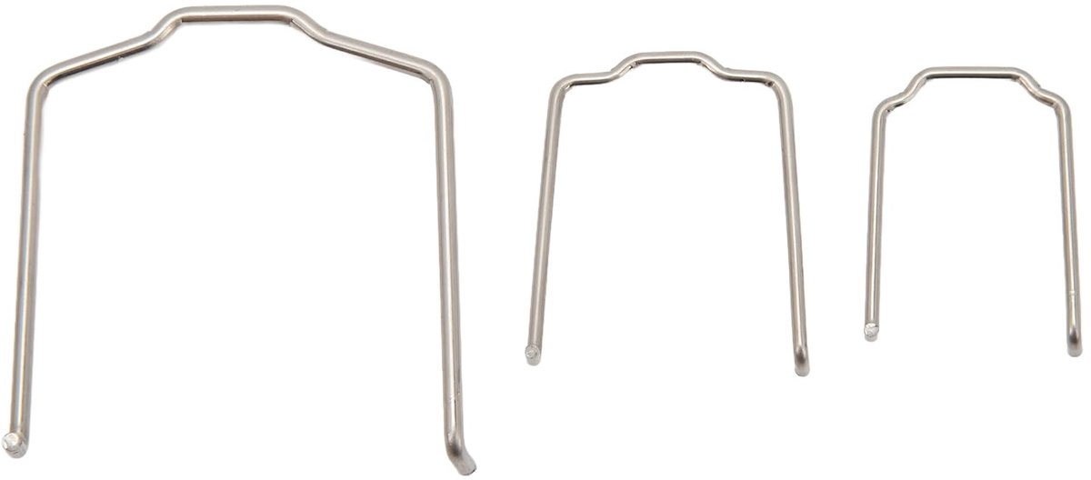 Dailygoods- Radiatorslangveerklemmenset Rvs - 3 Stuks