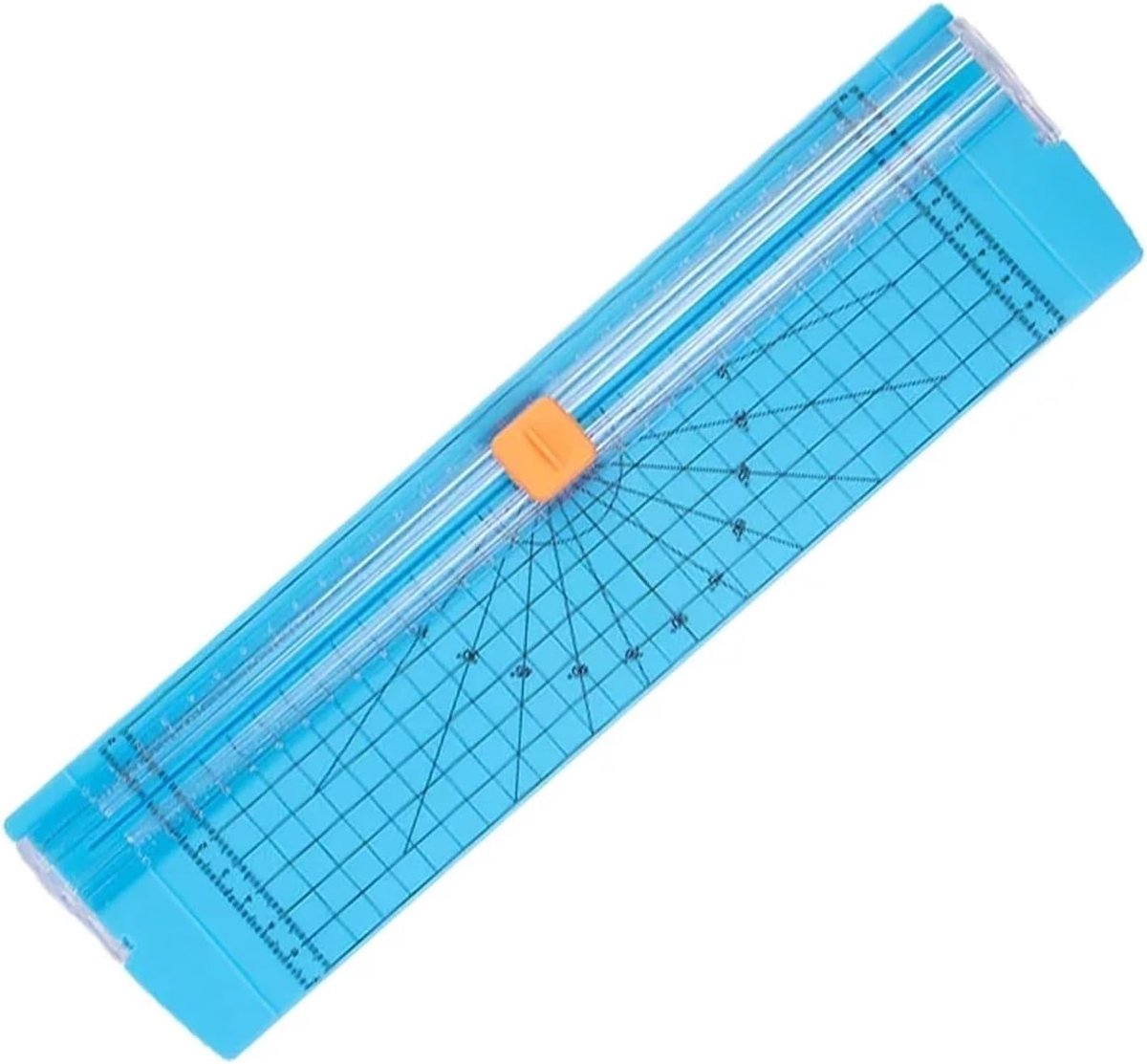 Draagbare papiersnijder - Papier trimmer - Nauwkeurig snijden - Automatische beveiliging - A4 formaat - Blauw