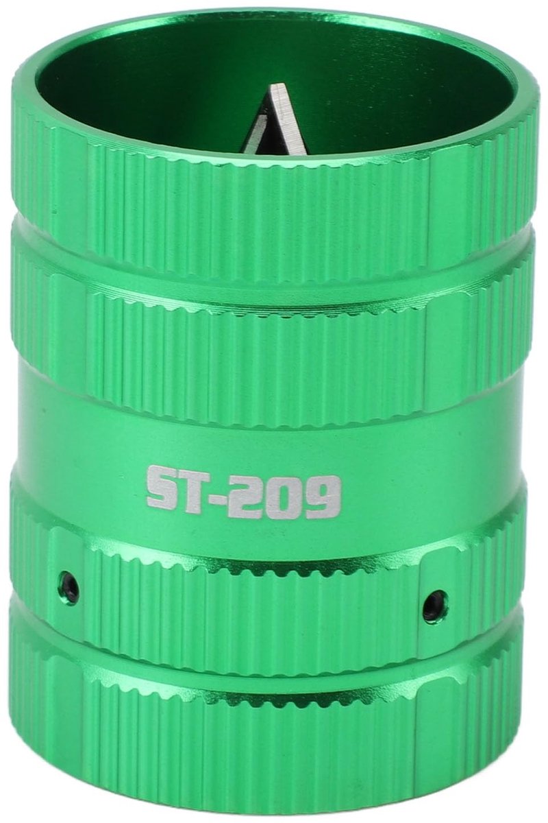 Dailygoods - Metalen Buizenpijpruimer met 4 Roestvrijstalen Messen